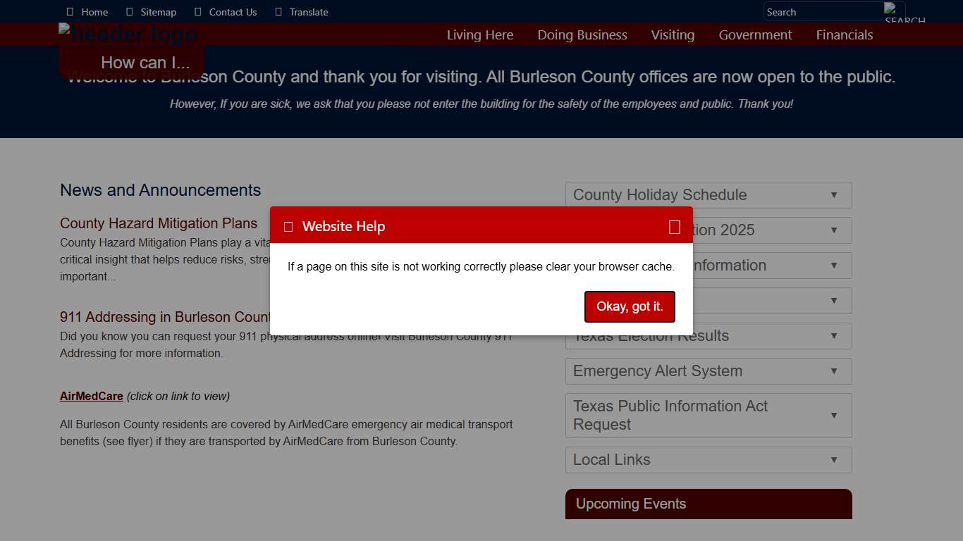 Burleson County, Texas